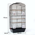 Load image into Gallery viewer, Portable Pet Display Cage Wire Bird Cage Parrot Cage
