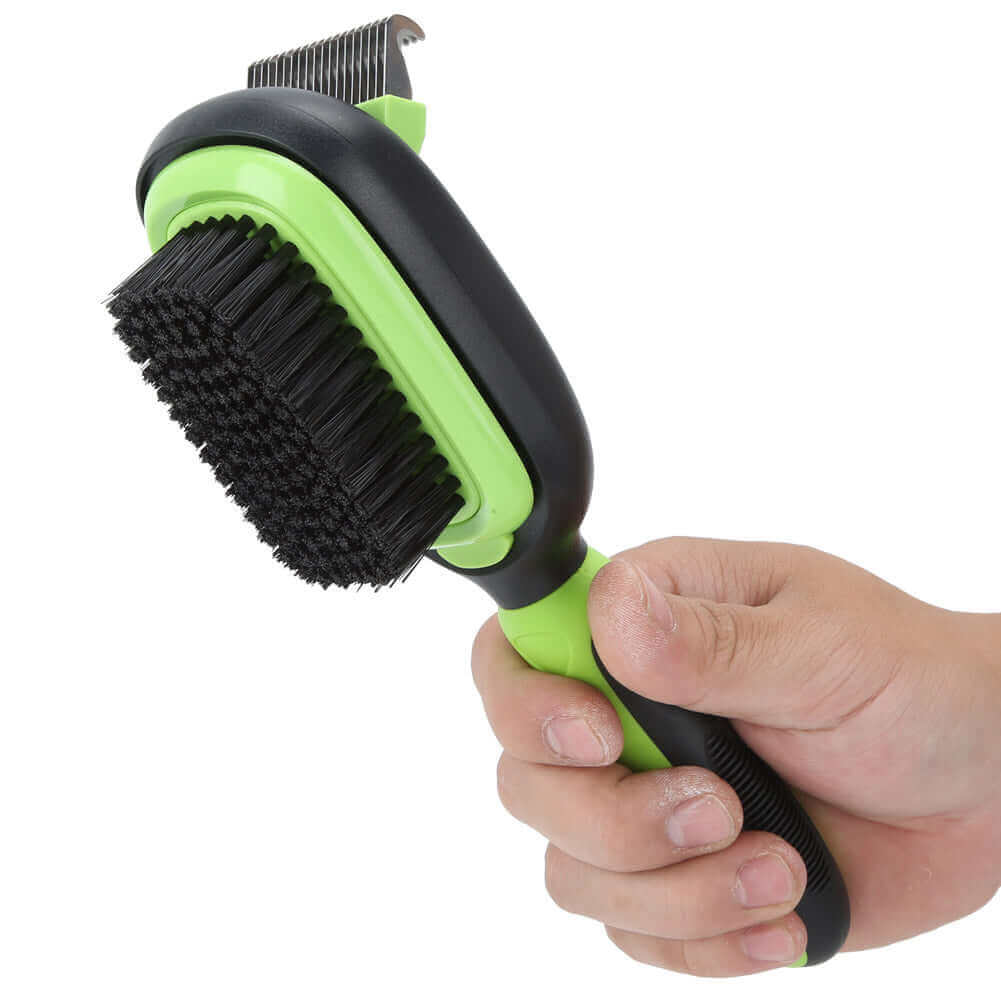 Versatile 5 in 1 pet grooming brush