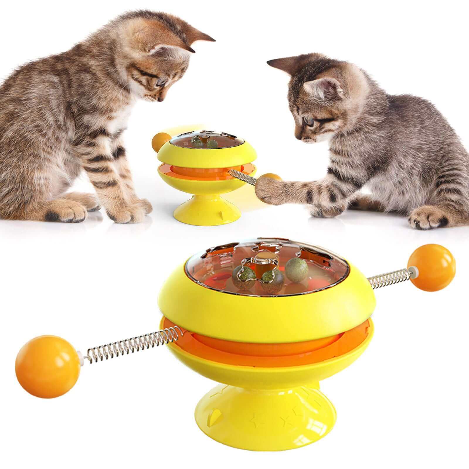 Rotative Cat Interactive Toy - Cat