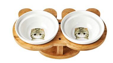 Ceramic Dog and Cat Bowl- Dogs and Cats