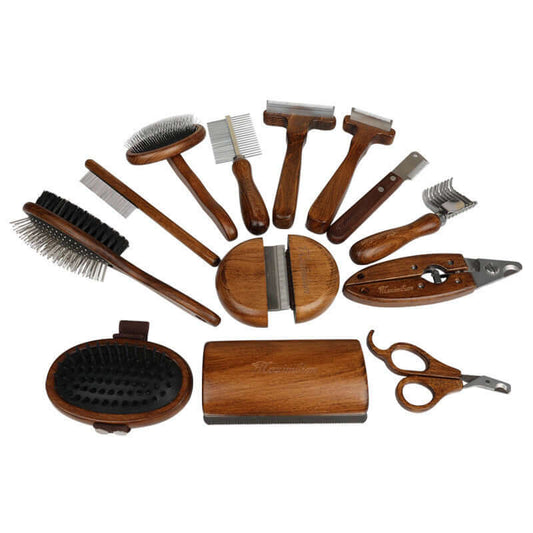 Pet Comb Solid Wood Antique Bundle