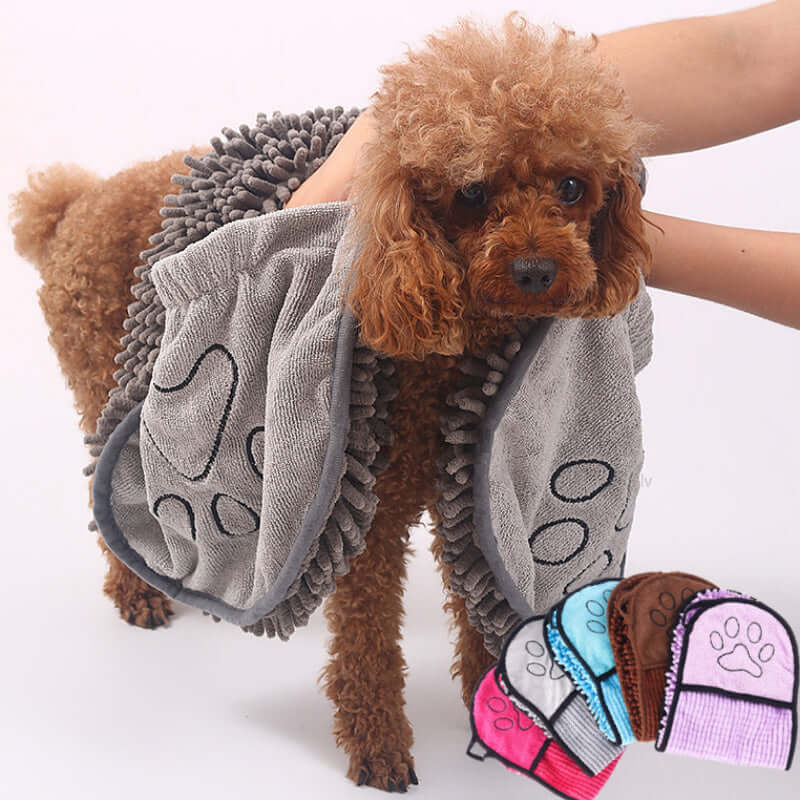 Pet Absorbent Microfiber Towel - Dogs and Cats