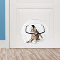 Load image into Gallery viewer, Round Transparent Pet Door - Dog and Cats
