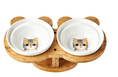 Load image into Gallery viewer, Ceramic Dog and Cat Bowl- Dogs and Cats
