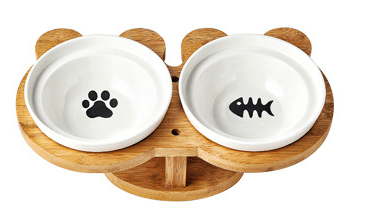 Ceramic Dog and Cat Bowl- Dogs and Cats